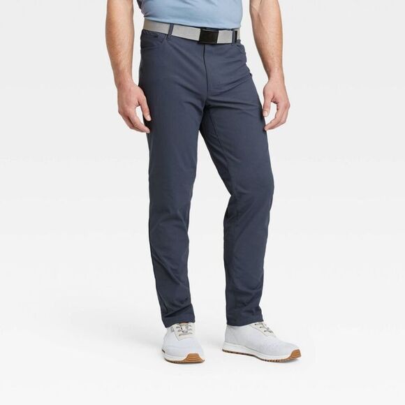 All In Motion -  Men's Golf Pants Straight Casual Fit Navy - Picture 1 of 6